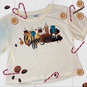 New Cream colored crop top